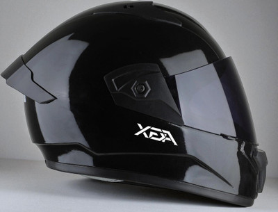 deletion Wonder ISI Certified Helmet with Anti UV Polycarbonate Visor ABS Material (PP-1) Motorbike Helmet(Black)
