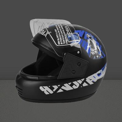 Font Helmet GOOD QUALITYFOR UNISEX for BIKE_126-AAA Motorbike Helmet(Red)