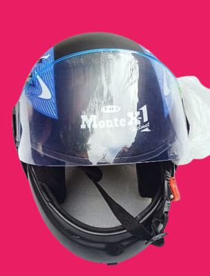 MonteX-1 Montex-1Full Face New Bike helmet_4059 Motorbike Helmet(Multicolor)