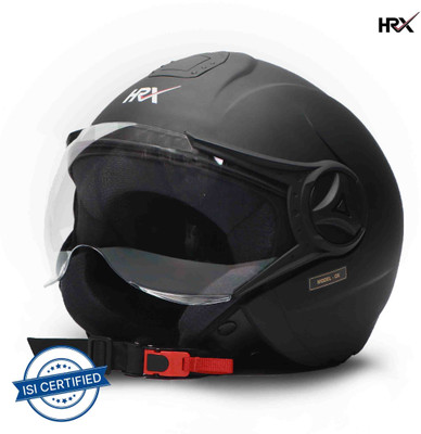 HRX Wander Open Face Motorbike Helmet(Black)
