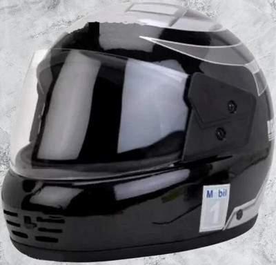 KIN Full Face Helmet_ISI certified_Silver55 Motorbike Helmet(Silver)