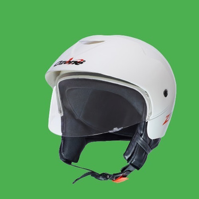 OZONE Prime Helmet_OpenFace_for Safety_Premium quality_LG@a@64 Motorbike Helmet(White)