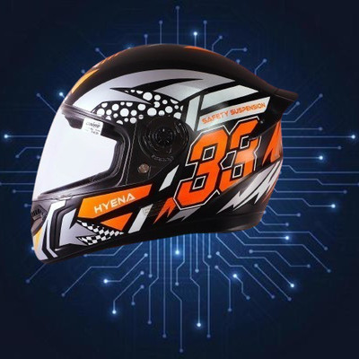 OZONE Prime Helmet_full face_HyEna_VL_@7@277 Motorbike Helmet(ORENGE-BLACK)