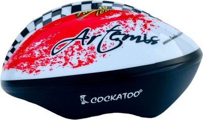 COCKATOO Professional Multi-Colour Cycling Helmet, Skating Helmet Cycling Helmet(RED WHITE)