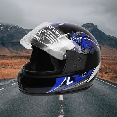 NOAX UNISEX UNIQUE FELMET FOR RIDIDNG BIKES_118ISI HELMET (SIZE:M) Motorbike Helmet(Multicolor)