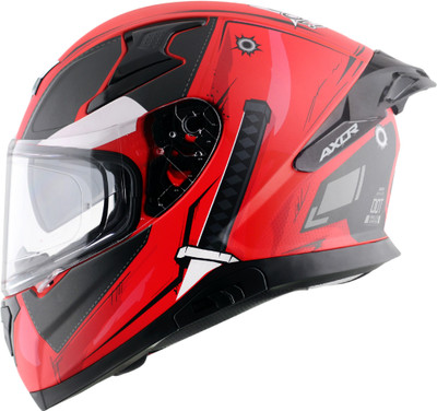 Axor Apex Marvel Deadpool Motorbike Helmet(Dull Red Black)