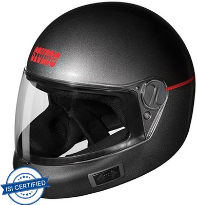 STUDDS Premium Vent Motorbike Helmet(Gun Grey)