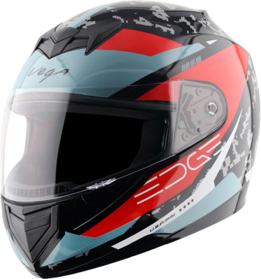 VEGA Edge US Army Motorbike Helmet(Black Red)