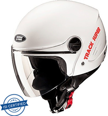 STUDDS Track Super Motorbike Helmet(White)