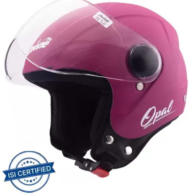 OZONE Superior Certified Helmet_openface@VG&_280 Motorbike Helmet(PINK PLAIN)