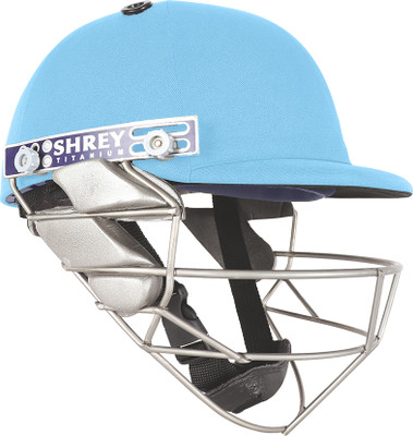 Shrey Pro Guard Titanium 2.0 Cricket Helmet(Sky Blue)