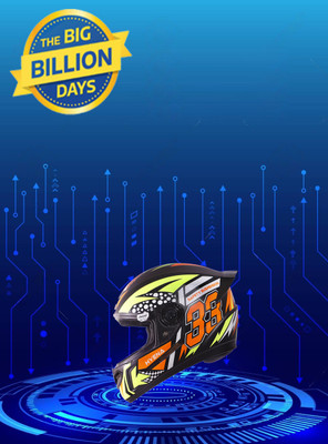 OZONE Premium Quality_Full Face Helmet_zigzag Mix_A21@4 Motorbike Helmet(BLACK-GREEN)
