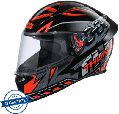 STUDDS THUNDER D5 Motorbike Helmet(Black N2)