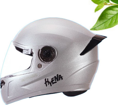 OZONE Full Face_Premium Helmet_Superior Quality_Unique Design_@v@G19 Motorbike Helmet(Silver)