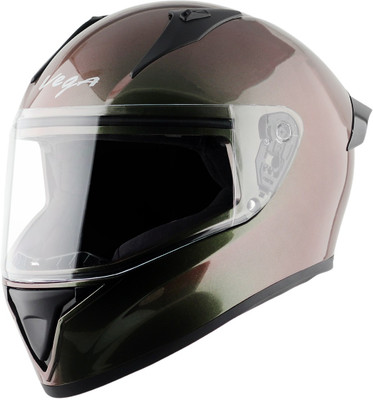 VEGA Bolt Dual Tone Motorbike Helmet(Brown, Black)