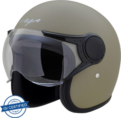 VEGA Jet W/V Motorbike Helmet(Dull Desert Storm)