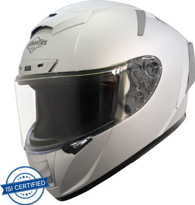 Steelbird SA-2 Aeronautics Motorbike Helmet(Silver)