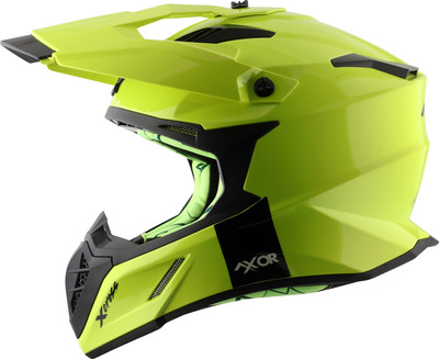 Axor X-CROSS SC Motorbike Helmet(Neon Yellow Green)