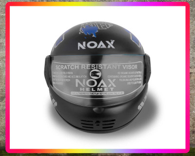 NOAX SOLID QUALITY FOR UNISEX HELMET FULL FACE SL-103 Motorbike Helmet(Blue)