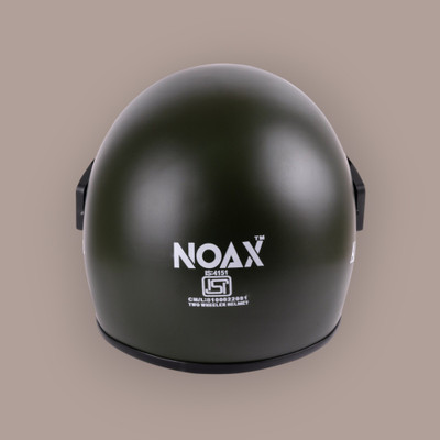 NOAX unisex full face good hard quality helmet-Black285 Motorbike Helmet(Black)