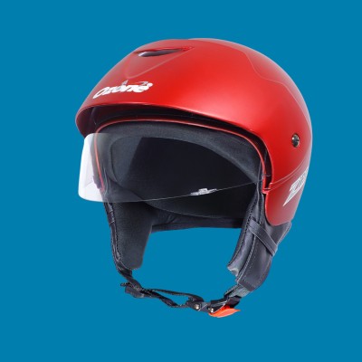 OZONE Prime Helmet_OpenFace_for Safety_Premium quality_LG@a@156 Motorbike Helmet(Red)