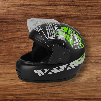 NOAX unisex full face good hard quality helmet-Green275275- jaal- 75GREENGREEN275 Motorbike Helmet(Green)