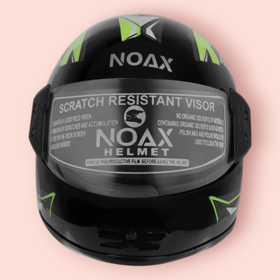 NOAX unisex full face good hard quality helmet-Green295 Motorbike Helmet(Green)