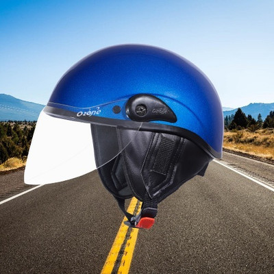 OZONE Go helmet _openface_largesize_Ozo0077 Motorbike Helmet(Blue)