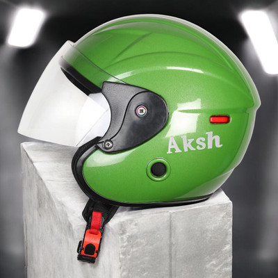 NOAX UNISEX SAFETY HELMET ONROAD HELMET- TWO WHEELER,BIKE & SCOOTER (SL-2677 Motorbike Helmet(Green)