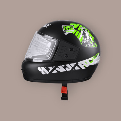 NOAX unisex full face good hard quality helm-255-Green Motorbike Helmet(Green)