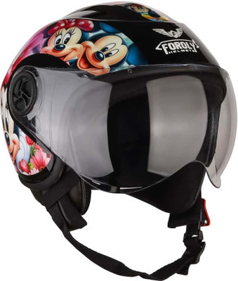 FOROLY Minnie for Kids Boys & Girls ISI Certified Helmet Motorbike Helmet(Multicolor)