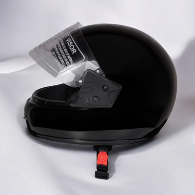 NOAX New_young men helmet for ridinggg motorbike-Black3838-Helmet 4-ABCD38BLACK38 Motorbike Helmet(Black)