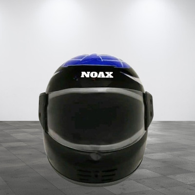 NOAX blue full face helmet unisex30 Motorbike Helmet(Black)