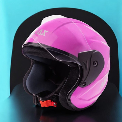 NOAX helmet bazarr unisex full face helmet _-66 Motorbike Helmet(Pink)