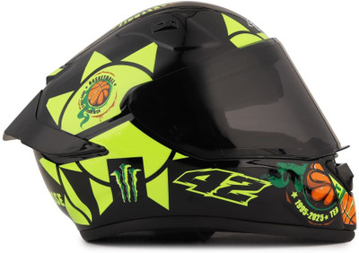 IRONVAULT Bolt 42 ISI Certified Unisex Bike/Scooty Motorbike Helmet(Multicolor)