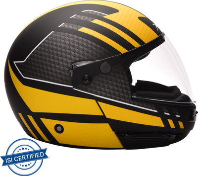 TVS Ninja Motorbike Helmet(Yellow Black)
