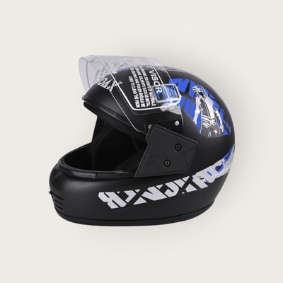NOAX KING OF HELMET UNISEX OPEN FACE motorbike HELMET-79-Blue Motorbike Helmet(Blue)