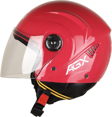 Agx Aura Open Face Unisex Bike/Scooty Motorbike Helmet(Pink)