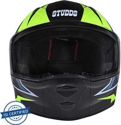 STUDDS NINJA ELITE SUPER D6 Motorbike Helmet(MATT BLACK N5)