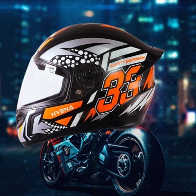 OZONE ONS_Premium Quality_Helmet_GV_@A@_23 Motorbike Helmet(RED BLACK)