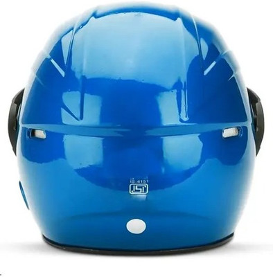 Lxt Blue_Half_face_Helmet_with ISI Certified_BL11 Motorbike Helmet(Blue)