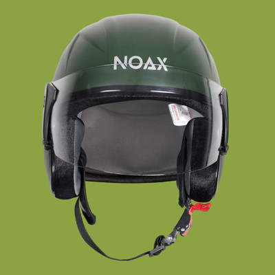 NOAX ISI MARKED KING OF HELMET UNISEX RIDDING HELMET TOP SELLING(DD-1934 Motorbike Helmet(Green)