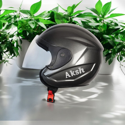 NOAX UNISEX SAFETY HELMET ONROAD HELMET- TWO WHEELER,BIKE & SCOOTER (SL-2384 Motorbike Helmet(Black)