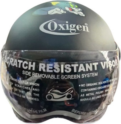 oxigen Tom & Jerry Design Helmets for Kids (Matte Blue) Motorbike Helmet(Matte Blue)