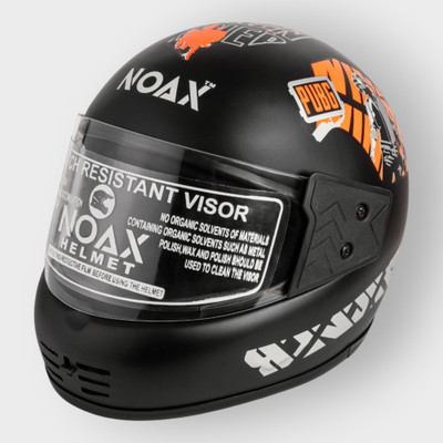 Font unisex full face good hard quality helm-286-ABC Motorbike Helmet(Orange)