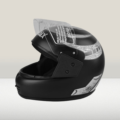 NOAX unisex full face quality good helmet @@217 Motorbike Helmet(Grey)