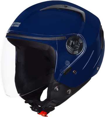 STUDDS Open Face Helmet Vogue Motorbike Helmet(Dapper Blue)