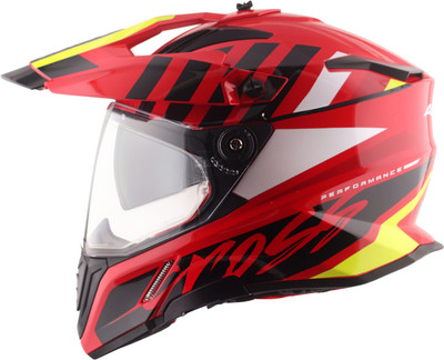 Axor X-Cross Orbit Motorbike Helmet(Red Black)