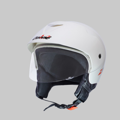OZONE ZIPP-O WHITE helmet_suitable for womens and girl Motorbike Helmet(White)