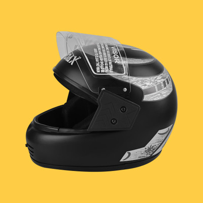 NOAX unisex full face quality good helmet @@269 Motorbike Helmet(Grey)